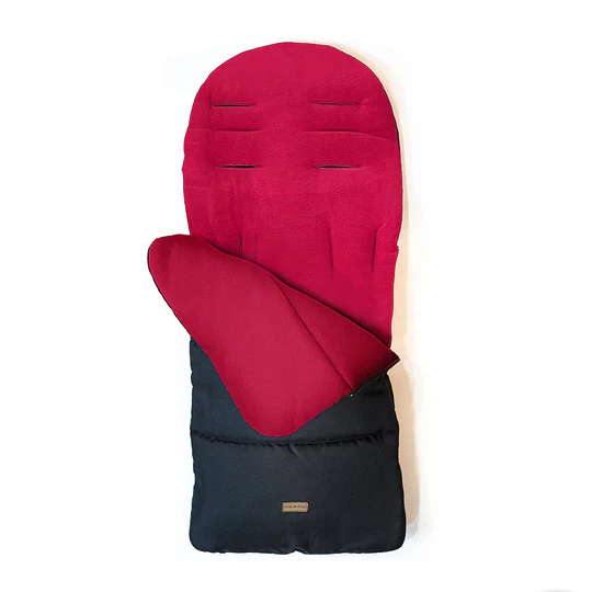 CrocnFrog Baby Stroller Bunting Blanket | Toddler Universal Footmuff Sleeping Bag with Adjustable Side Zips | Red 